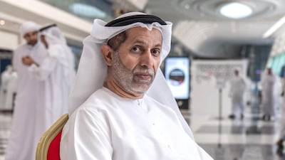2006 FNC member, Rashed Al Murrar, at the voting centre in Abu Dhabi's National Exhibition Centre during the week. Victor Besa / The National