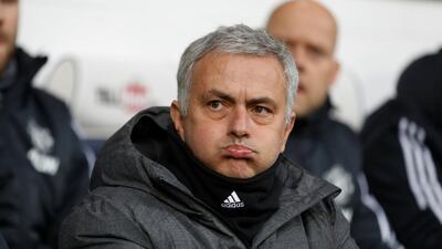 There is a theory that Manchester United manager Jose Mourinho is now in decline. Carl Recine / Reuters