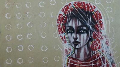 Mohannad Orabi. Untitled 2013. Apex Generation exhibition at Ayyam Gallery (Courtesy: Ayyam Gallery)