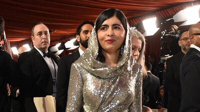 Malala Yousafzai wears Ralph Lauren. AFP