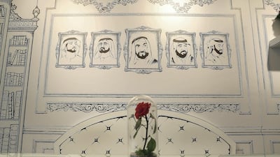 This is the home-grown luxury flower brand's first cafe. Pawan Singh / The National