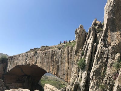 Hikers will walk through history on the Lebanon Mountain Trail. Courtesy LMTA