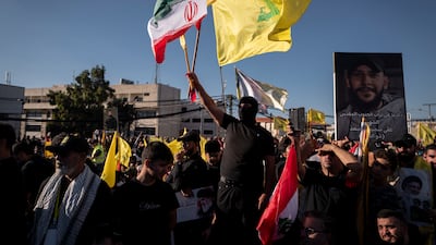 Hezbollah supporters in Beirut. Getty Images