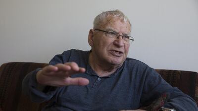 Meron Benvenisti, an Israeli administrator to East Jerusalem who later served as deputy mayor, was part of the decision to destroy the Moroccan Quarter. He witnessed the demolition first-hand. 'It was inevitable, absolutely inevitable,' he told The National, sitting on a brown couch in his apartment in an assisted living facility outside of Jerusalem on May 25, 2017. Heidi Levine For The National