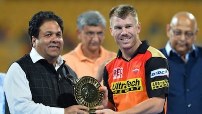 DAVID WARNER (Sunrisers Hyderabad) – 4,014 runs. Matches: 114; Innings: 114; Best: 126; Average: 40.54; Strike-rate: 142.13; 100s: 3; 50s: 36; 6s: 160; 4s: 401; Other teams: Delhi Daredevils. Maniunath Kiran / AFP