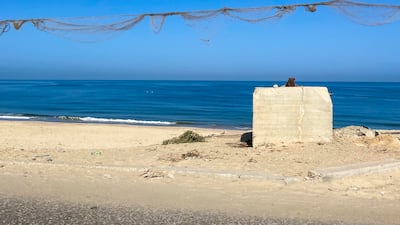 Rehaf Batniji took this image of Gaza on October 6. The still sky and sea give no sense of what is to come.