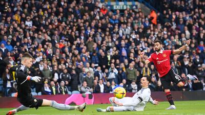 LEEDS UNITED RATINGS: Illan Meslier, 6 – The keeper showcased solid distribution and made a few huge saves, only to be beaten by two goals he couldn’t do much about. Getty