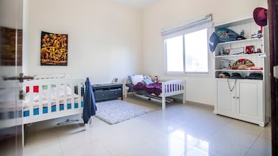 One of the children's bedrooms.