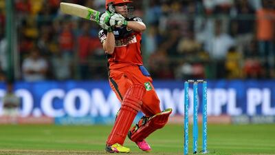 Royal Challengers Bangalore batsman AB de Villiers. Manjunath Kiran / AFP