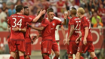 The hooligans picked their victim based on the fact he was a fan of Bayern Munich, above. Peter Knefeel / EPA