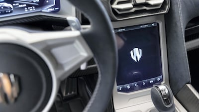 Creature comforts include a 3G internet connection, rear-view camera and a 12.3-inch instrument cluster. Antonie Robertson / The National