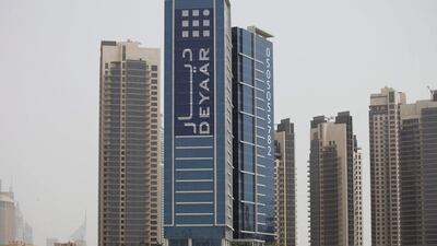 A Deyaar building for lease in Business Bay in Dubai in 2012. The Dubai developer has become the latest company to consider opening up to outside buyers. Razan Alzayani / The National
