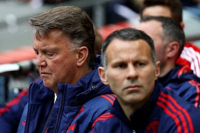 Ryan Giggs, right, worked as Louis van Gaal's assistant at Manchester United. Getty Images