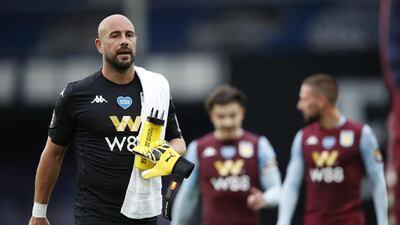 Pepe Reina of Aston Villa. EPA