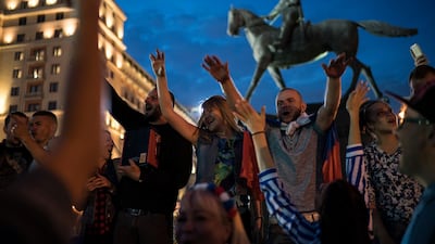 Russia has become a place to dance and party during the World Cup. AP