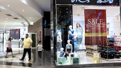 The BHS store in Dubai Festival City. Five BHS stores are to close in the UAE. Reem Mohammed / The National