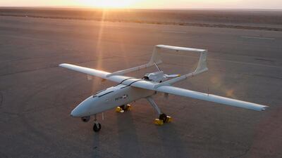A drone at sunset. Reuters