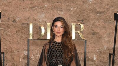 Influencer Negin Mirsalehi attends the Christian Dior Cruise 2020 show in Marrakech. Getty Images