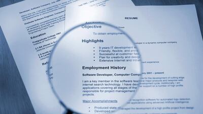 Make sure the format, content and flow is professional and appropriate for the role. Getty Images