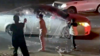 Dubai Police have warned against reckless driving after 94 cars and motorcycles were impounded during Union Day celebrations. Photo: Dubai Police