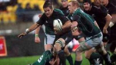 Richie McCaw, in action against Ireland, could return against Australia on Saturday in the Tri Nations after recovering from an ankle injury.