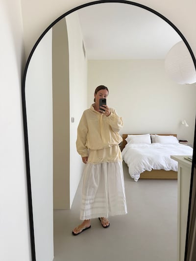 British stylist Kate Hazell says her clothing choices are a bit more conservative after living in Dubai for 20 years. Photo: Kate Hazell