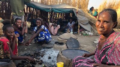 Tafutoe, a 35 year-old woman from Mai Kadra, in Hamdayet who has been there for three months. Courtesy MSF