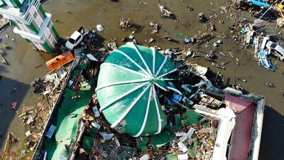 The catastrophe that has killed at least 832 people so far according to the official toll. AFP