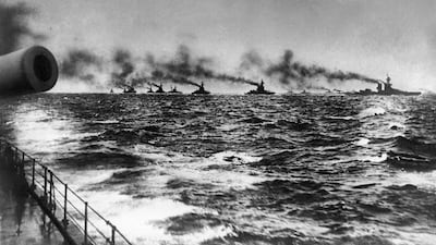 The British Grand Fleet under admiral John Jellicoe are on their way to meet the Imperial German Navy's fleet for the Battle of Jutland in the North Sea.