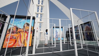 The exhibition depicts 30 World Heritage Sites and coincides with the celebration of the 50th anniversary of Unesco's World Heritage Site programme.