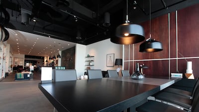 Dubai, United Arab Emirates - May 26, 2013. The Bo Concept furniture showroom. ( Jeffrey E Biteng / The National )