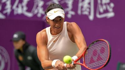 Caroline Garcia won the Tianjin Open - the sixth title of her career - with victory over Karolina Pliskova in Sunday's final. AFP
