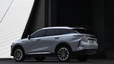 Exeed says the RX follows its 'aesthetics of light' design philosophy