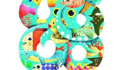 Djeco octopus puzzle green for children ages 7 and up, Dh79, from www.sprii.ae