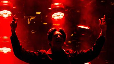 French DJ Valentin Brunel, aka Kungs, performs at the Solidays Music Festival at Longchamp racecourse, in Paris. AFP