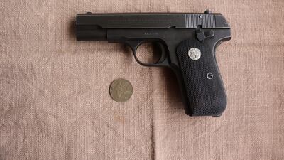 The virtual Museum of Memories displays family heirlooms that have a precious history and fascinating story, such as this Colt pistol manufactured in 1903, and bought by Anviti Suri's grandfather in 1960 to be safe on his travels.