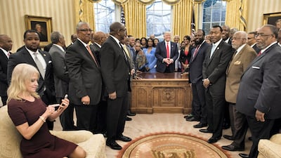 In March 2017, a photo of Kellyanne Conway, Counsellor to the President, sitting with her feet up on the couch in the famed Oval Office, went viral. While many slammed Conway for being disrespectful, she later clarified that she was positioned that way so she could take a photo. 'I was being asked to take a picture in a crowded room with the press behind us, and I was asked to take a certain angle and was doing exactly that,' Conway told Fox News later. 'I certainly meant no disrespect. I didn't mean to have my feet on the couch.' AFP