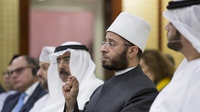 Dr Al Azhari delivered the first talk in the annual Ramadan Lecture Series, entitled ‘Misconceptions of Extremist Movements’. Ryan Carter / Crown Prince Court - Abu Dhabi