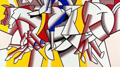 The Red Horseman. Roy Lichtenstein. 1974. Courtesy Ludwig Goes Pop