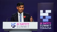 Former UK prime minister Rishi Sunak made AI safety a major theme of his government. Getty Images