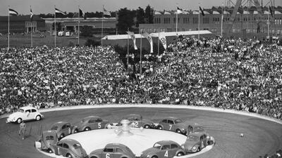 To celebrate 500,000 Beetles, Volkswagen organised a celebration at the plant in Wolfsburg, Germany. AP Photo