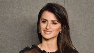 Penelope Cruz at the show. AFP