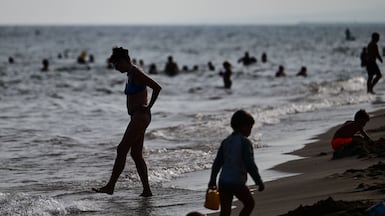 Sea temperatures were exceptionally high in July in the western Mediterranean region. AFP