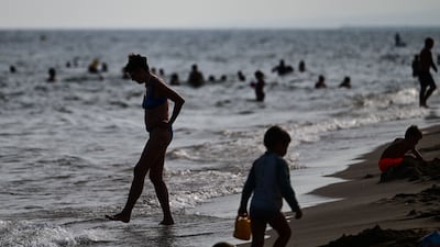 Sea temperatures were exceptionally high in July in the western Mediterranean region. AFP