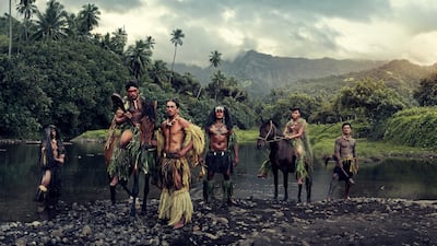 The Marquesan Island people of northern French Polynesia live remote lives – their archipelago is 1,500km north of Tahiti Courtesy Jimmy Nelson