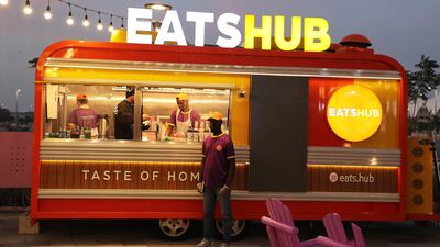 The Eats Hub food truck at Miami Vibes