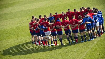 France players take part in a training session on March 13, 201,3 in Marcoussis, south of Paris, ahead of their Six Nations match against Ireland. Lionel Bonaventure / AFP