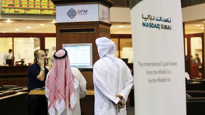 Dubai Investments holds stakes in companies in the property, financial services, industrial, healthcare and education sectors. Sarah Dea / The National