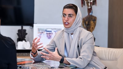 Noura Al Kaabi, Minister of State, represented President Sheikh Mohamed at the Pacific Islands Forum Leaders' Meeting this month. Victor Besa / The National