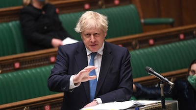 'Supporting girls to get 12 years of quality education is one of the smartest investments we can make as the world recovers from Covid-19,' said Boris Johnson. AFP PHOTO / Jessica Taylor /UK Parliament.